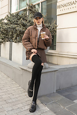 Black Italian merino wool stockings M-SOCKS 2040138 photo №10